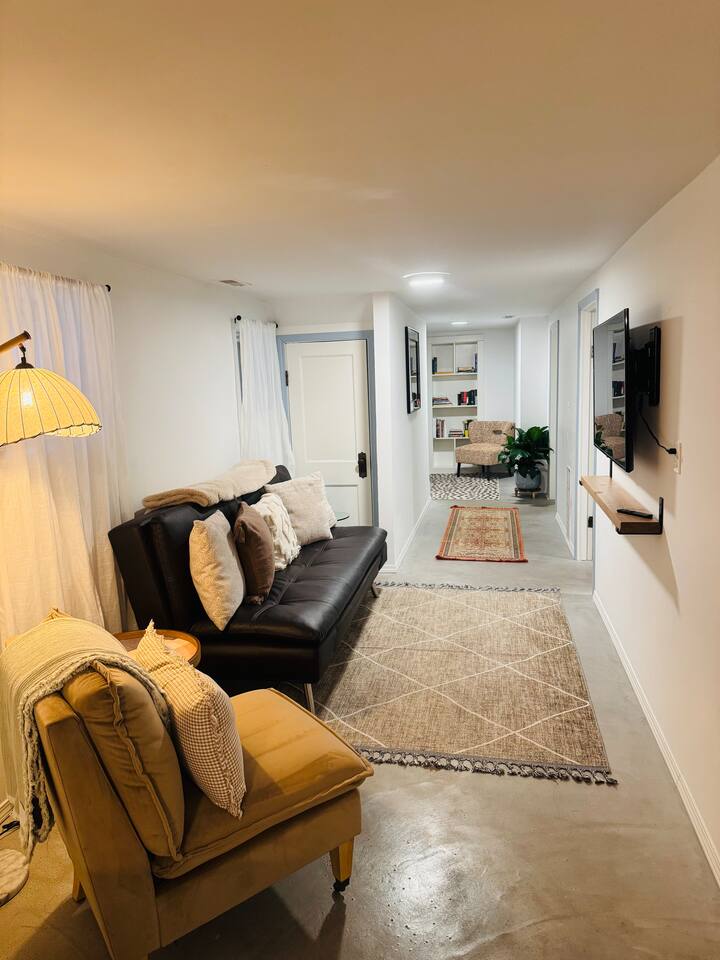 Second leaving room area for lounge and watch your favorite show.