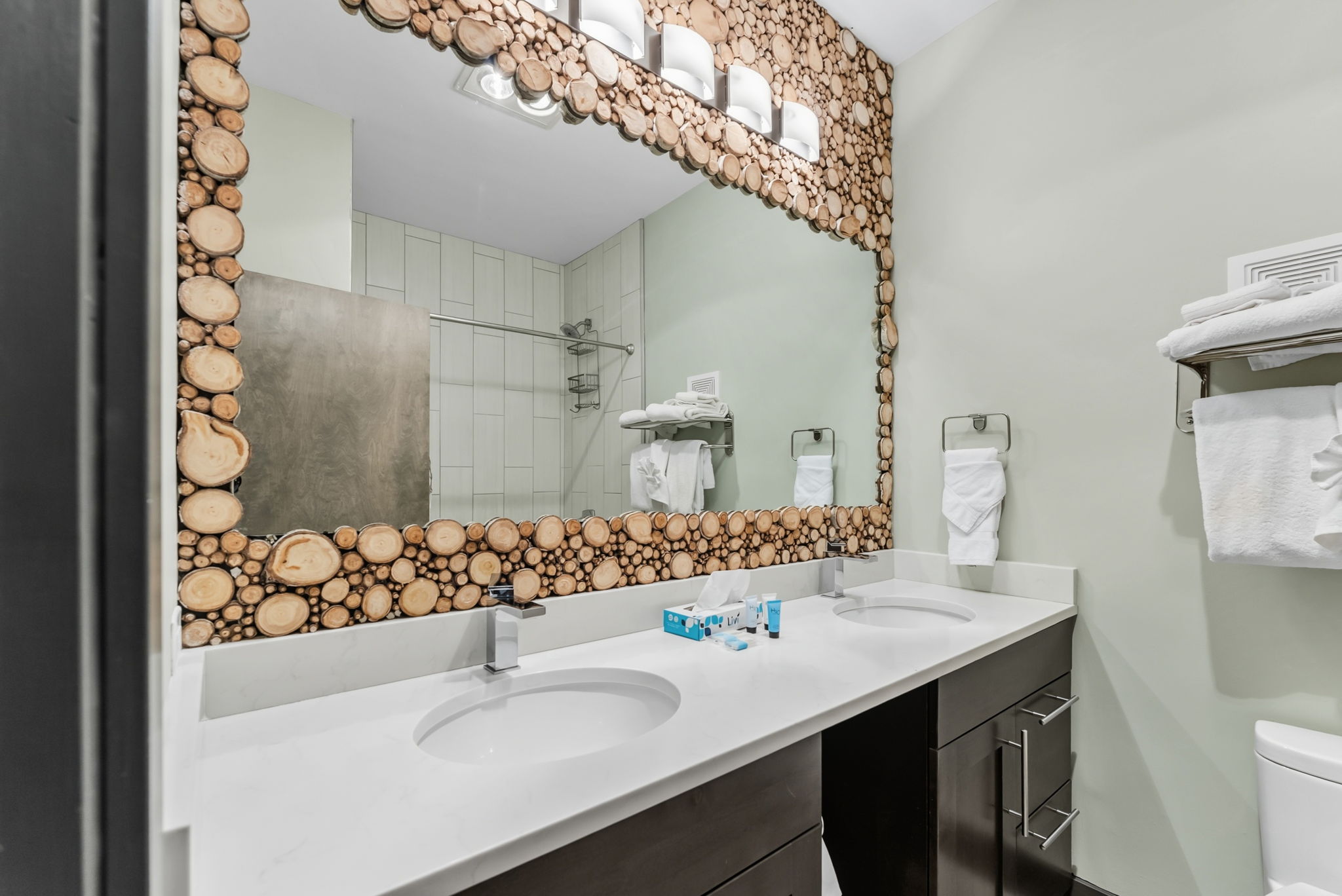 Second level bathroom