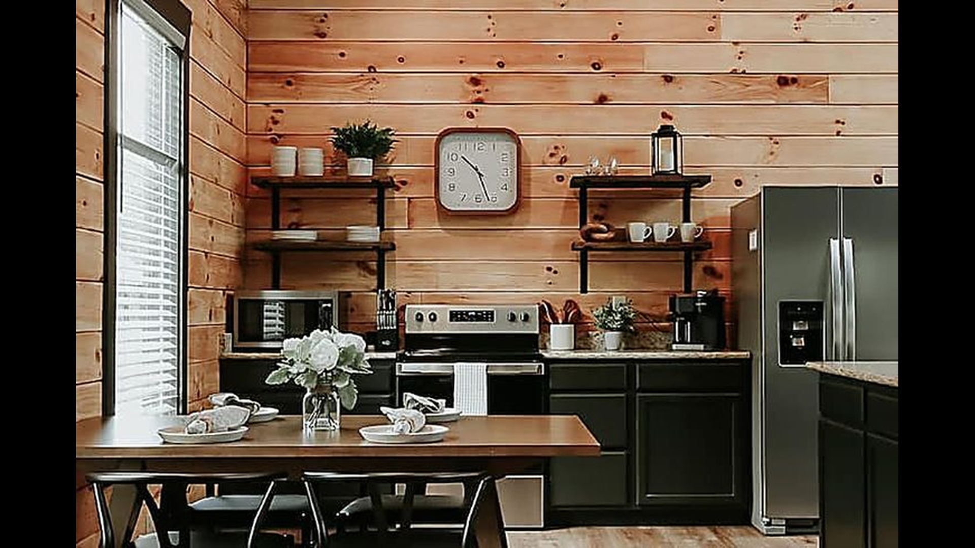 A charming kitchen corner stocked with everything you need for slow mornings and shared meals