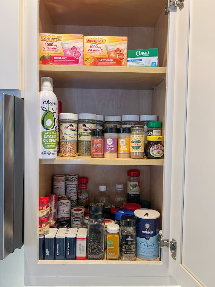 A well stocked kitchen makes all the difference