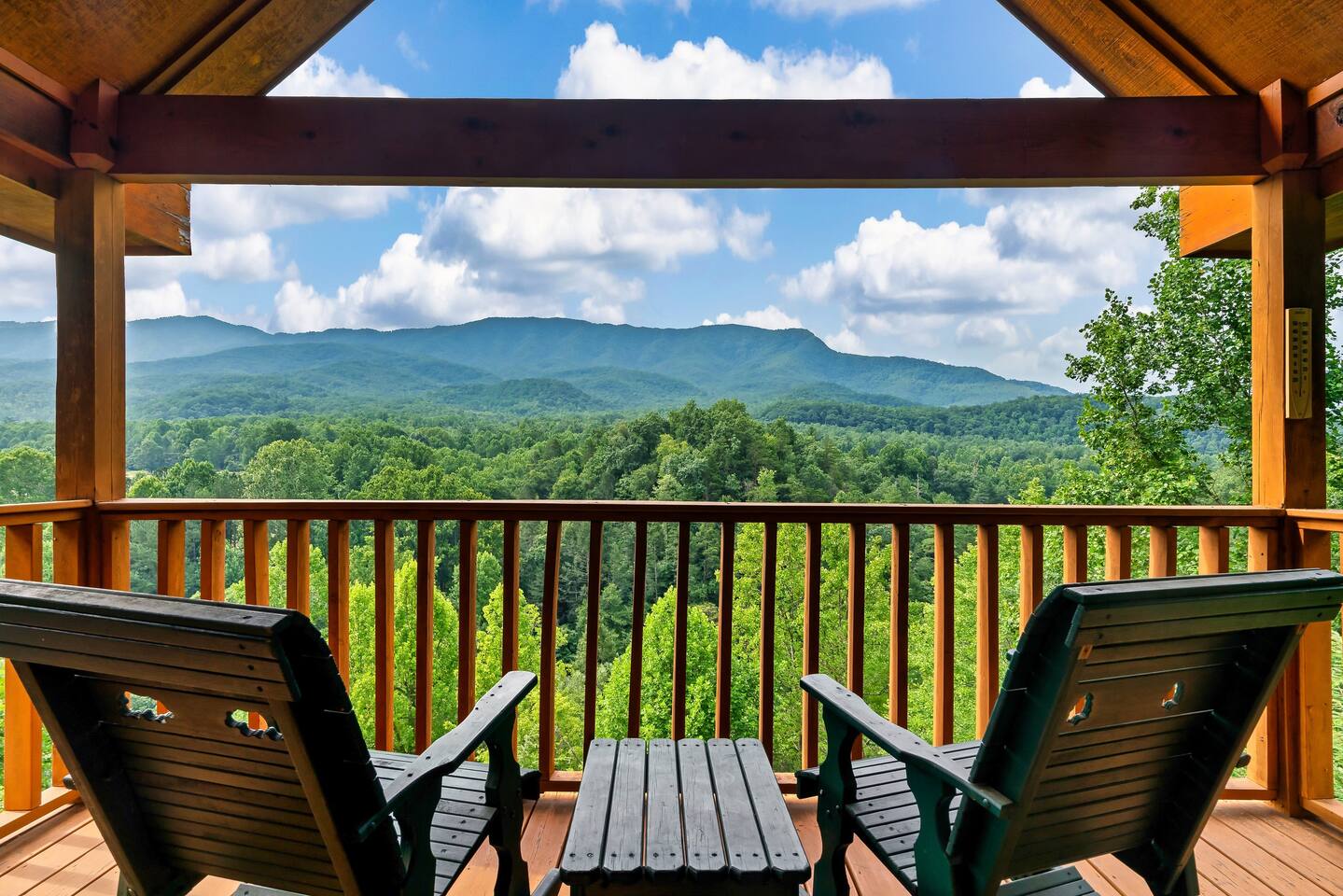 Relax with your favorite coffee or tea, watching the morning sunlight navigate through the floating clouds. Enjoy the sounds of birds and the gentle touch of clouds drifting by. Experience tranquility and nature's beauty right from your cozy chair