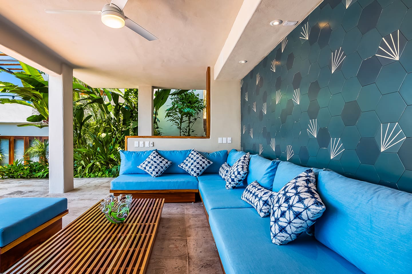 Covered Pool Seating