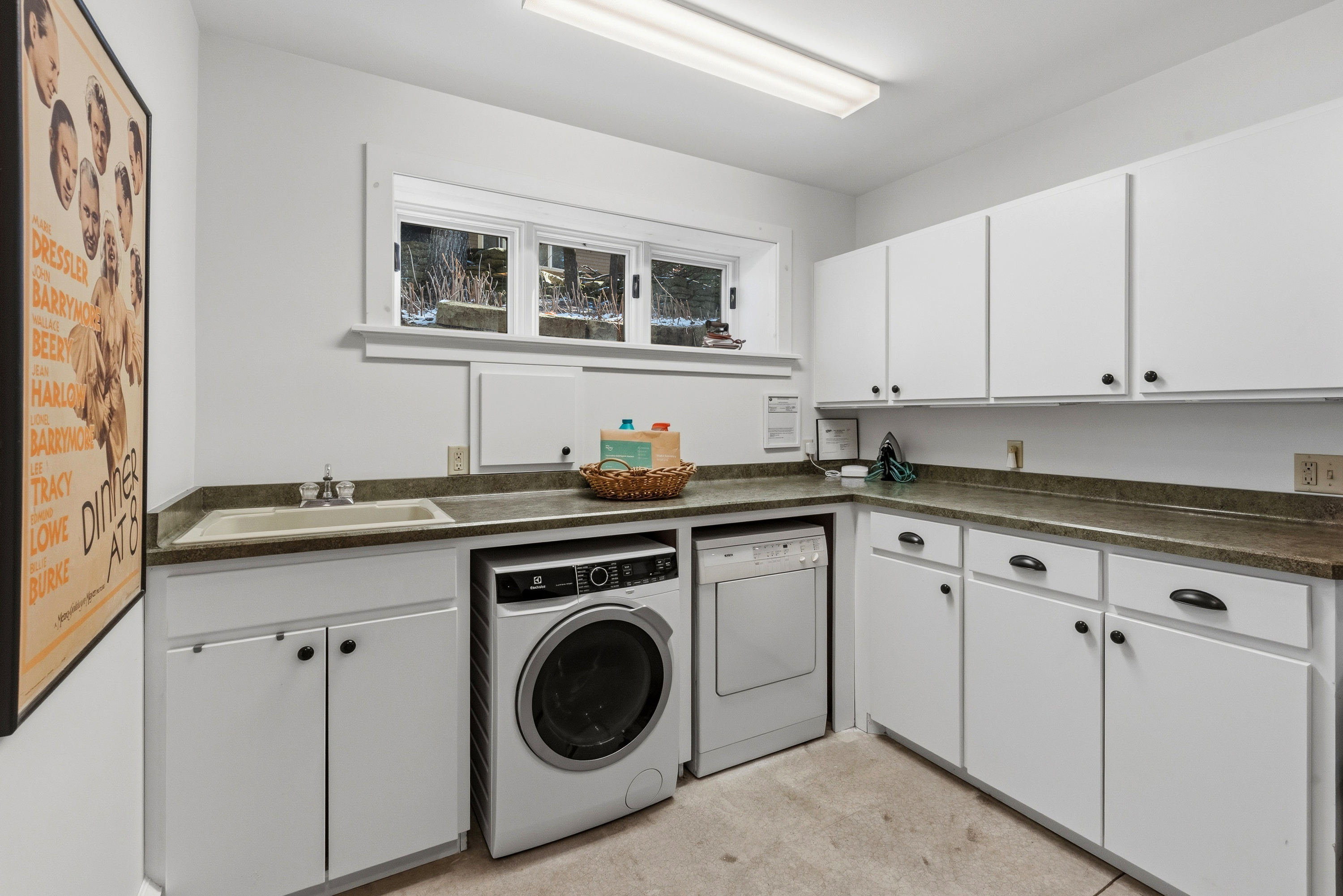 Laundry room available for your use. 