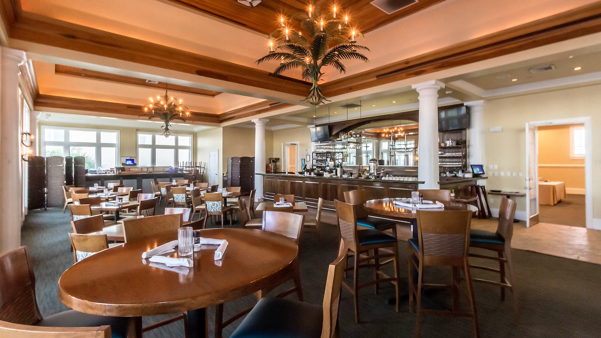 Elegance meets comfort at The Coast Restaurant. Discover a refined dining environment designed for your enjoyment.