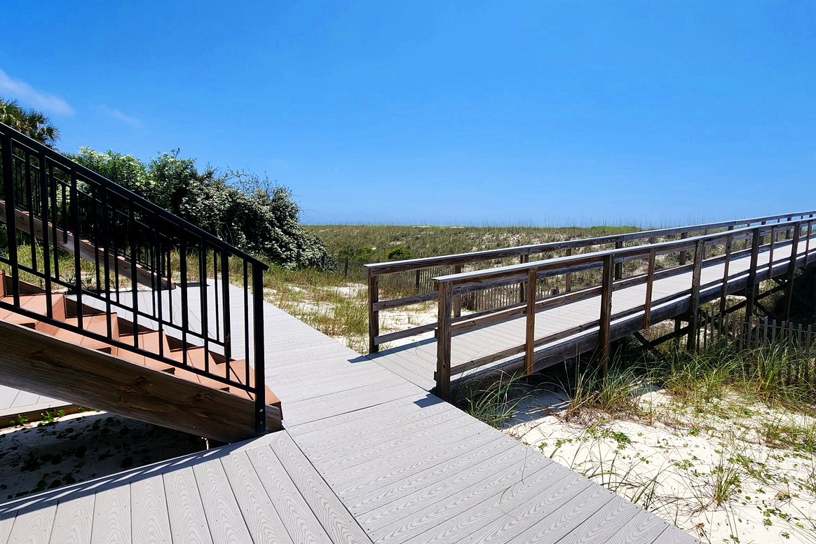 The Walkover to the beach...
