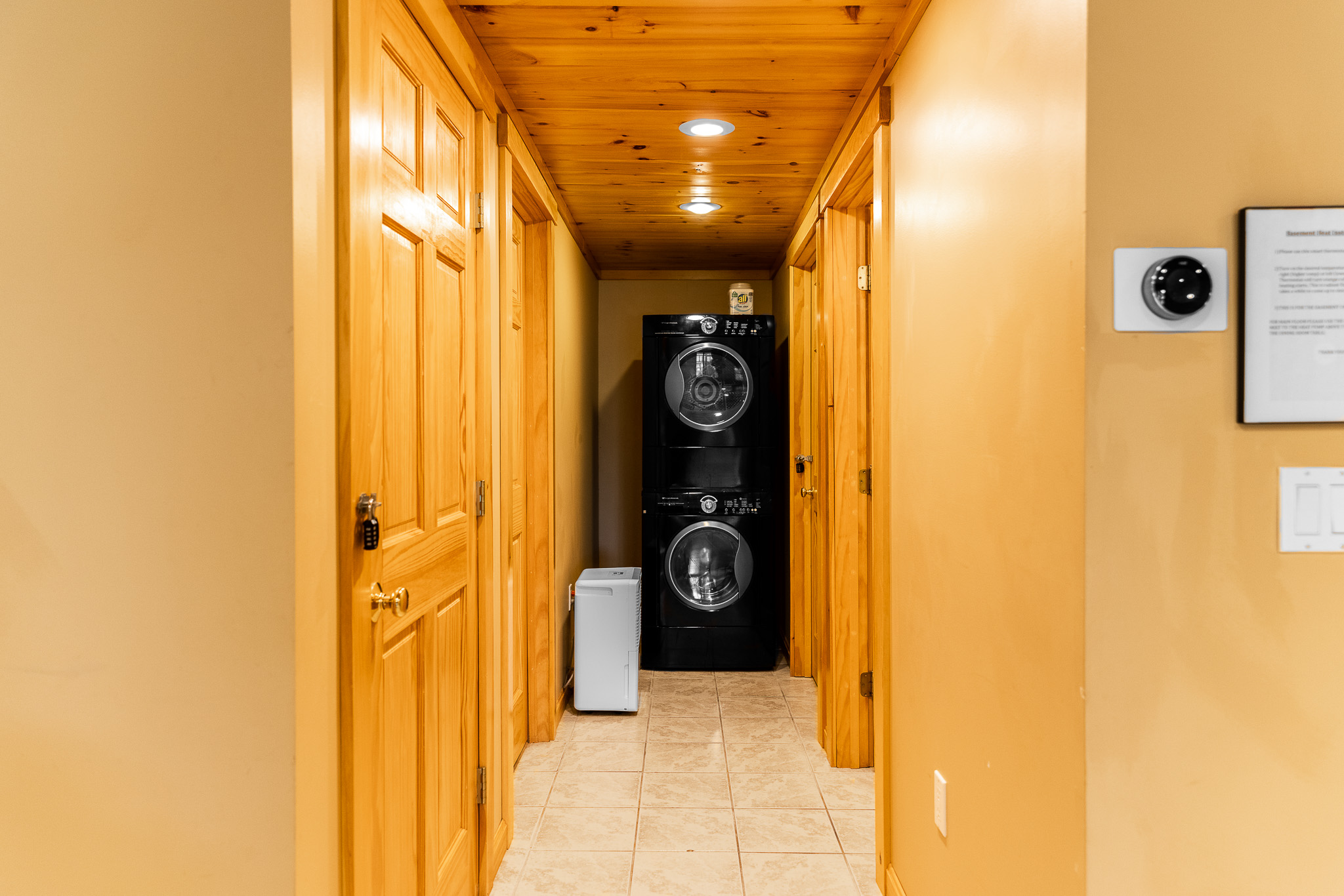 Laundry downstairs.