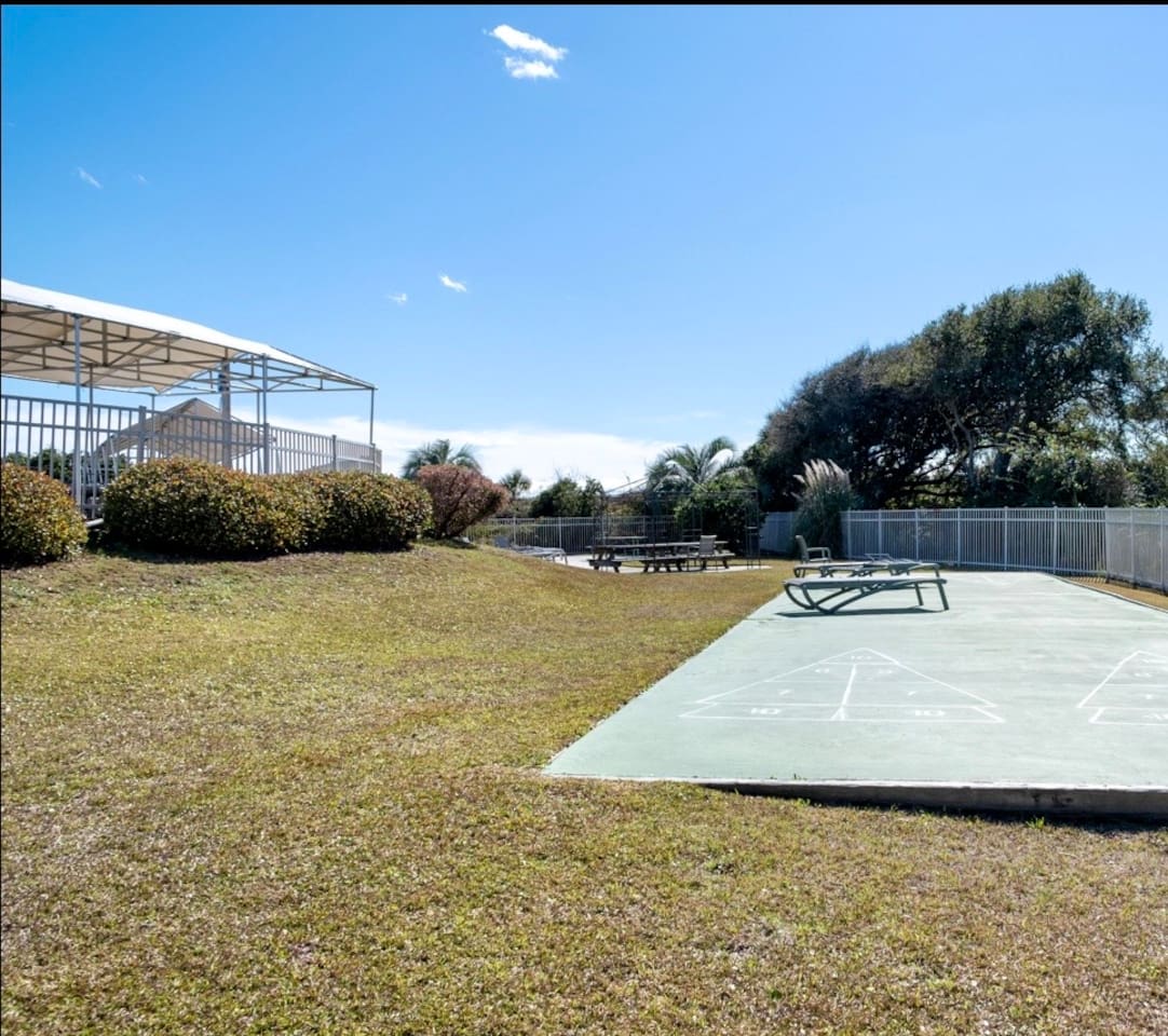 Resort grounds and sport courts