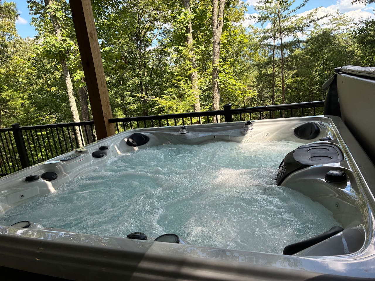 ^ person hot tub with 51 jets