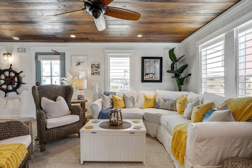 Coastal designer decor.
