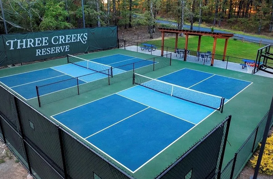 Pickleball courts for fun and active outdoor recreation