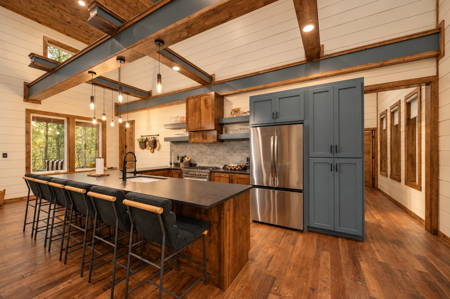 Gather around the island while favorite meals and new memories take shape.