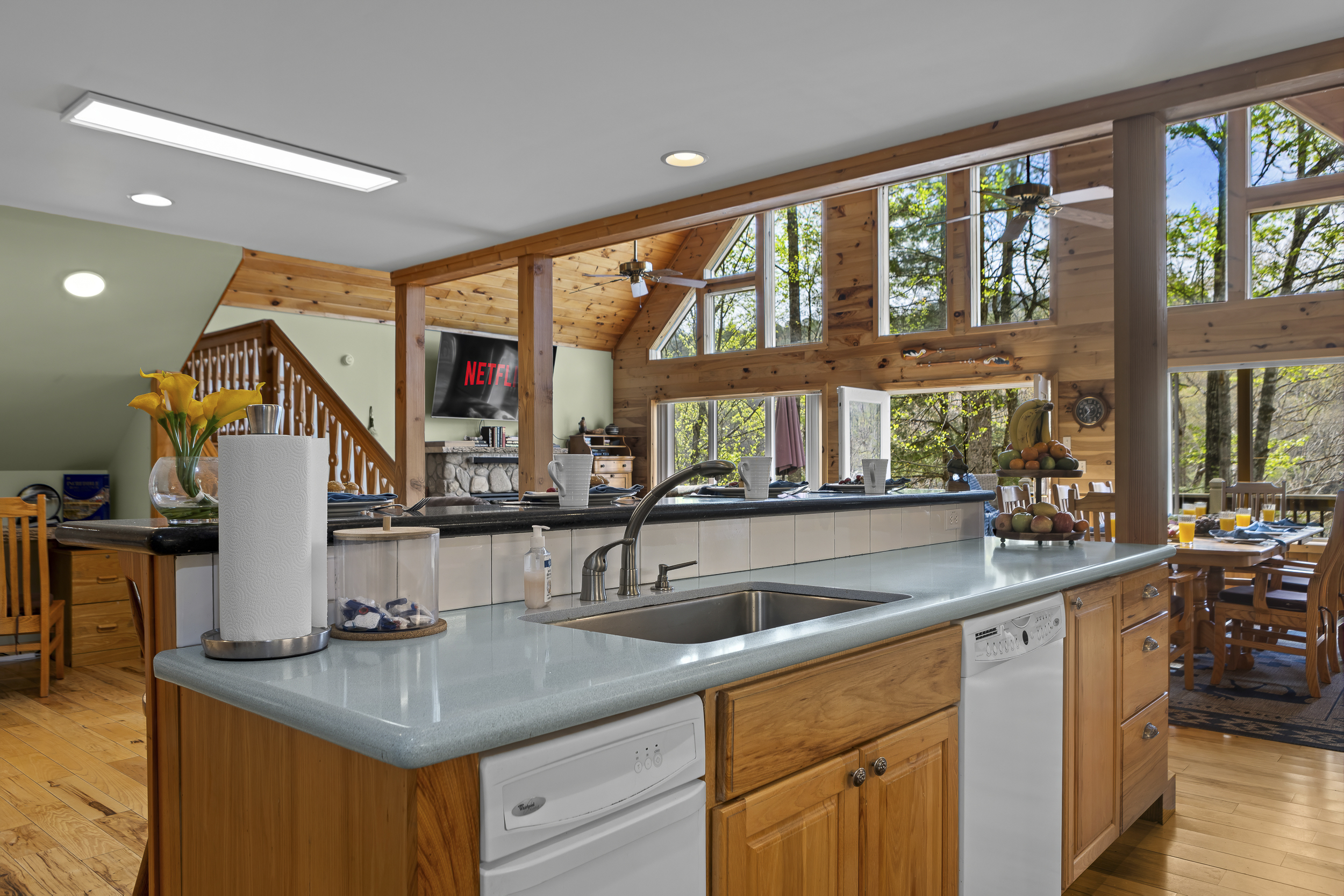Kitchen Oasis: Bright and airy kitchen with stunning views, perfect for culinary adventures!