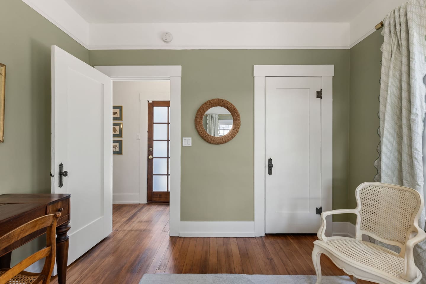 large closet for luggage storage