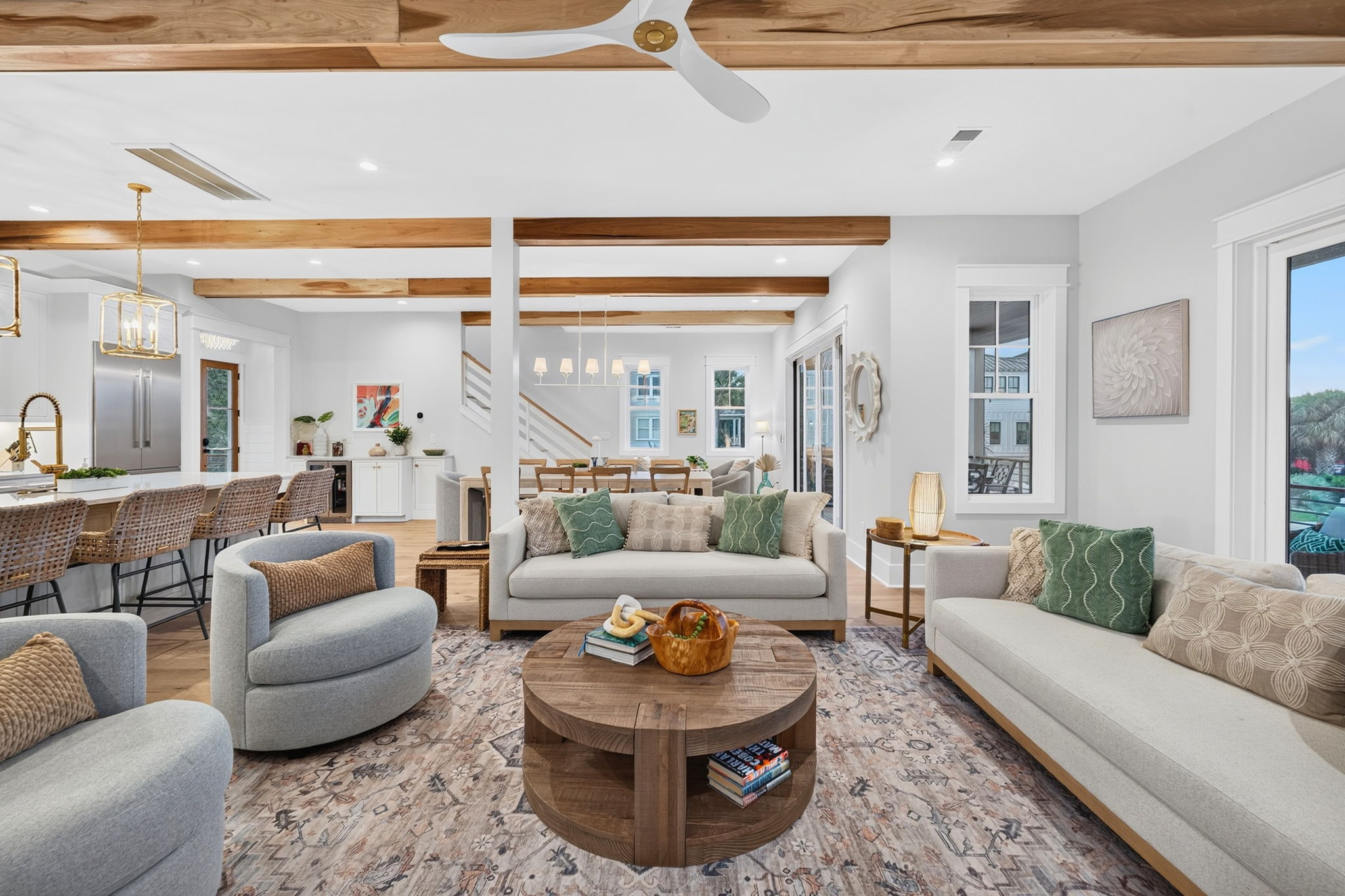 Living Room | Tahanan Palms | 3 38th Ave | IOP Escapes