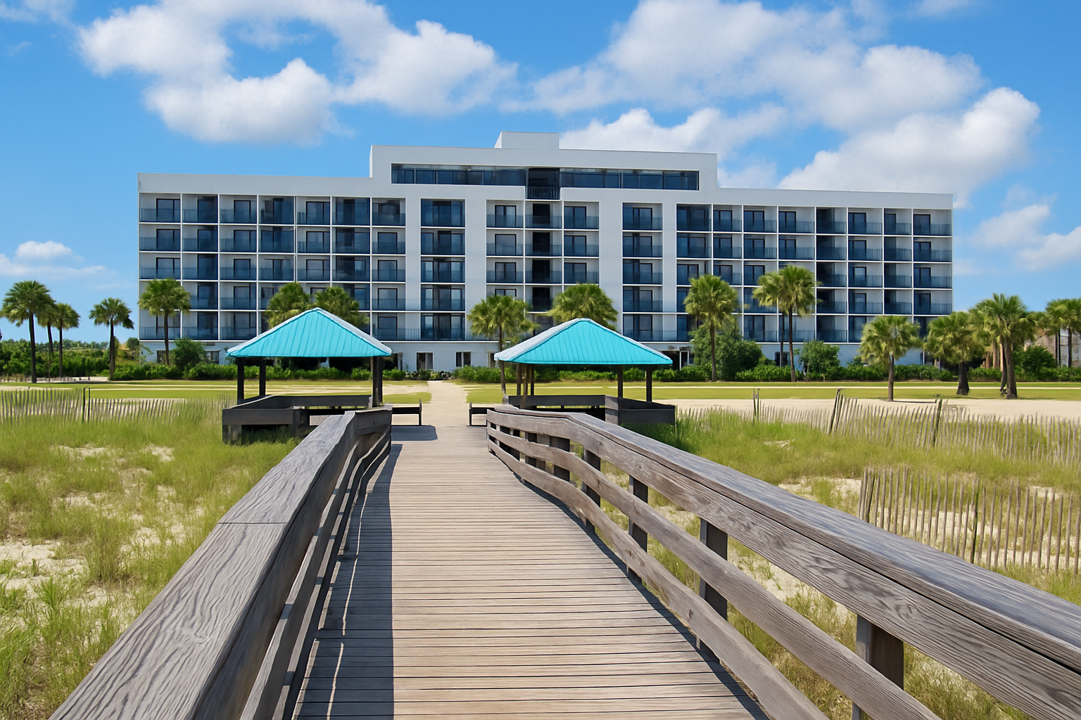 Boardwalk to Beach-