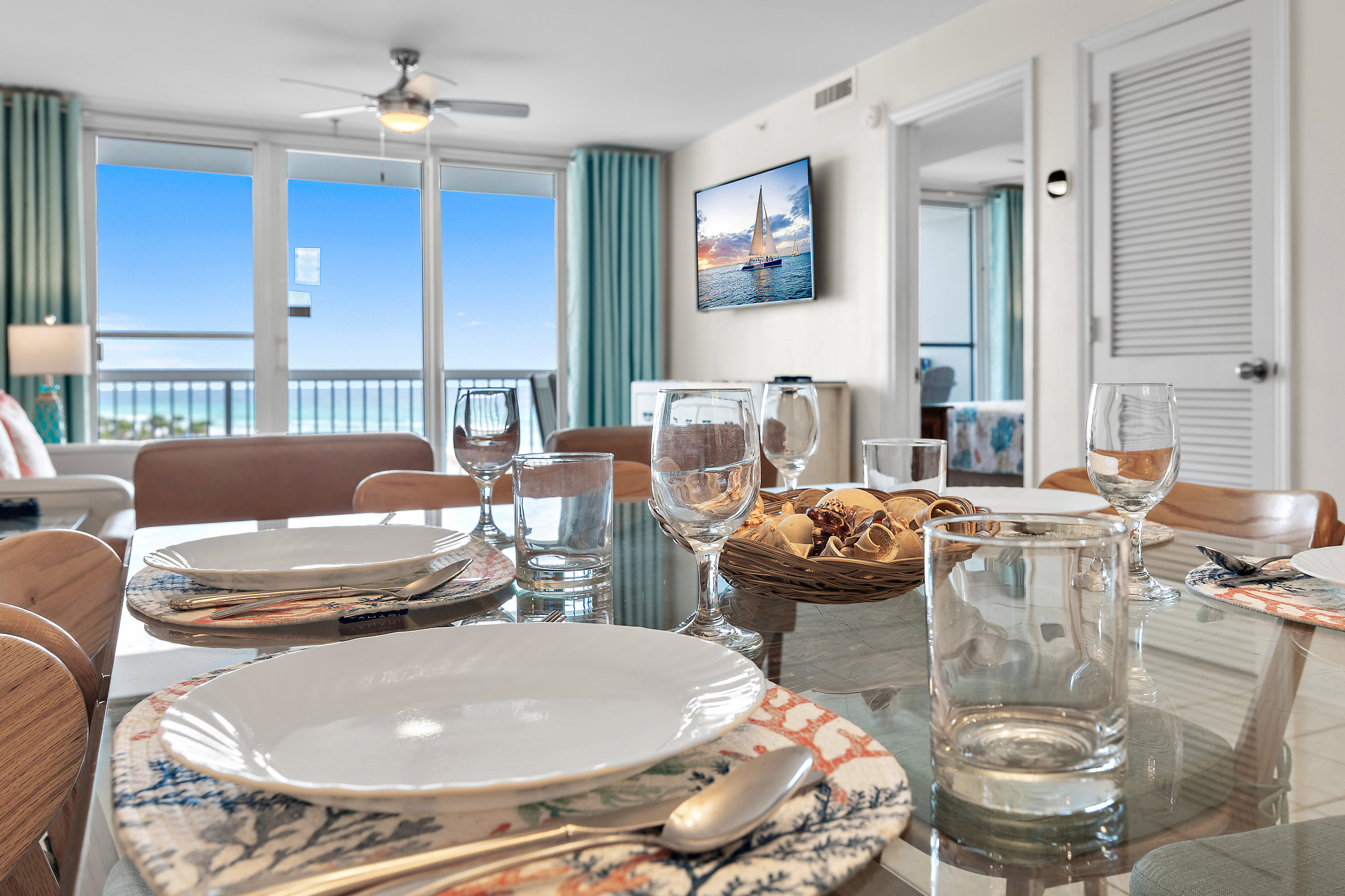 View from dining table