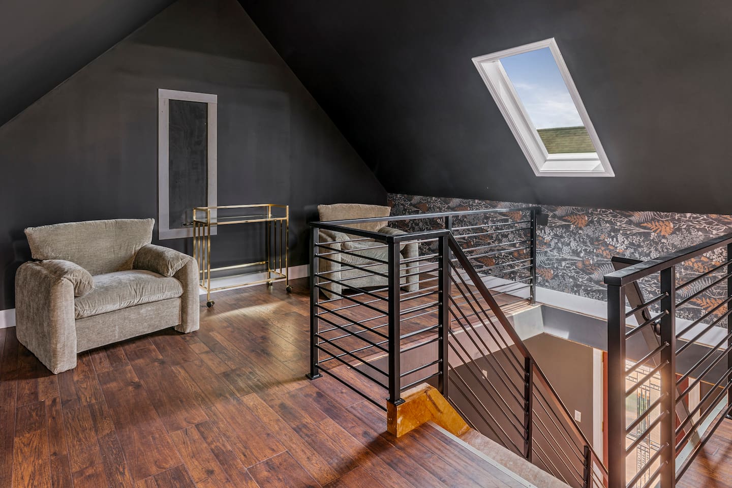 Sitting area in the Loft at The Chalet