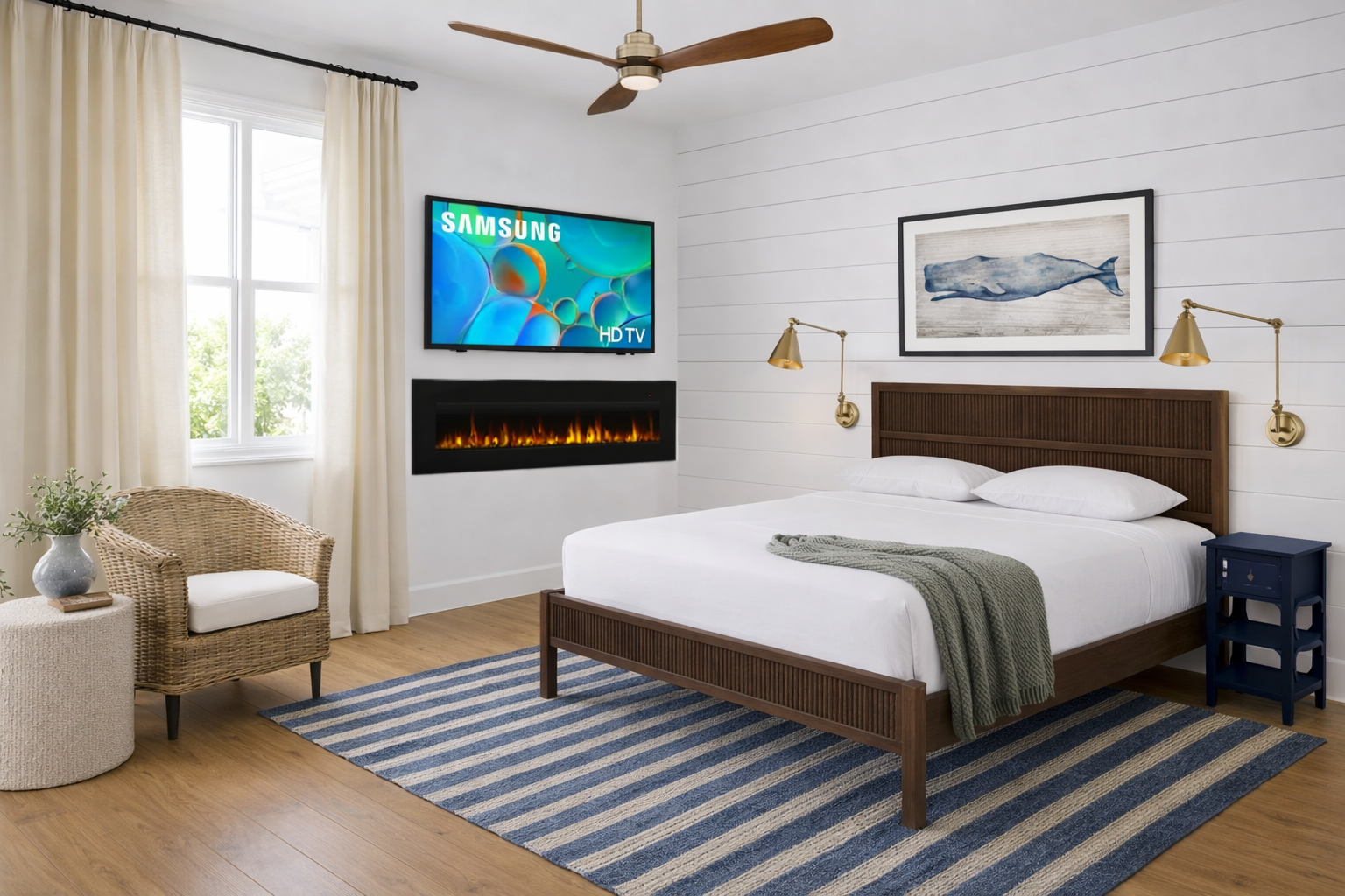 Home under renovations. AI generated image to give a visual representation of the new look. Actual results may vary.