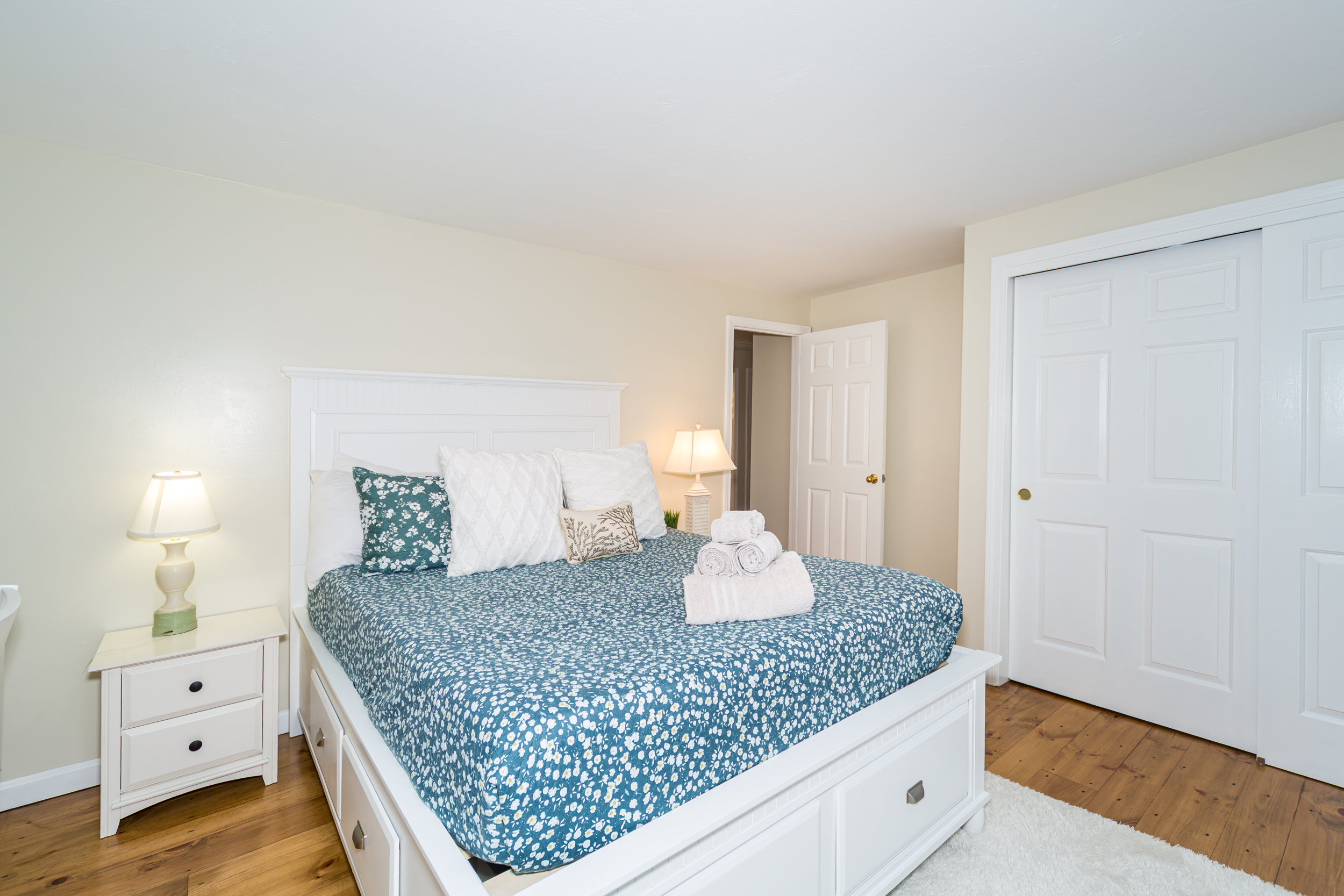 Another queen bedroom for added comfort.