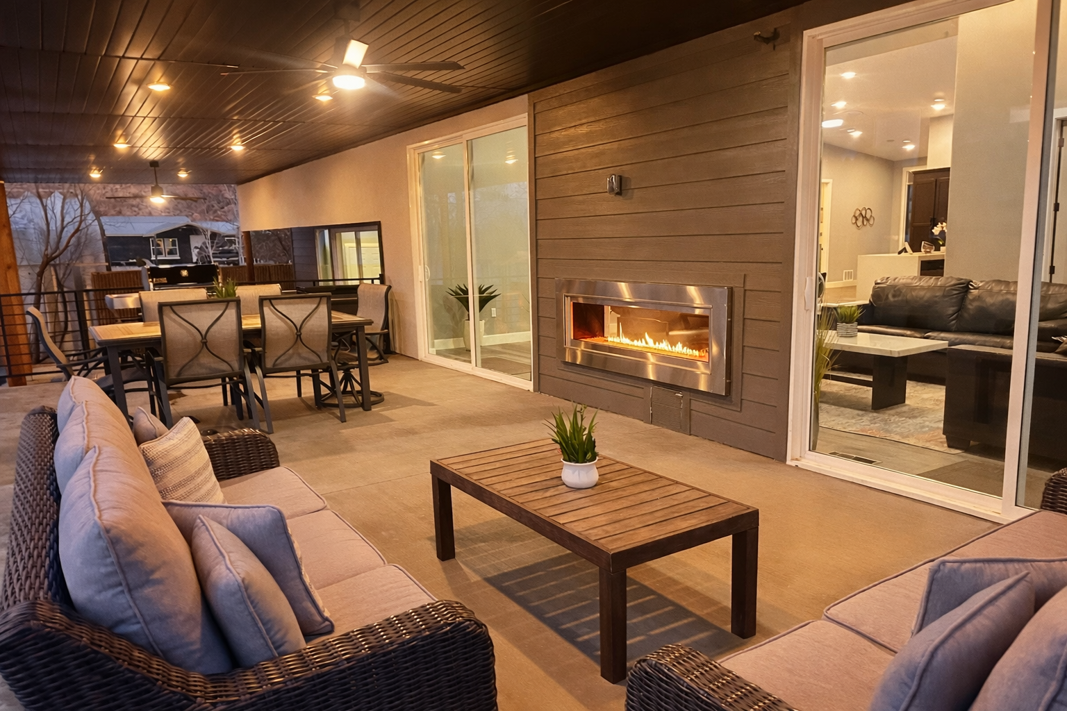 Outdoor Lounging Area