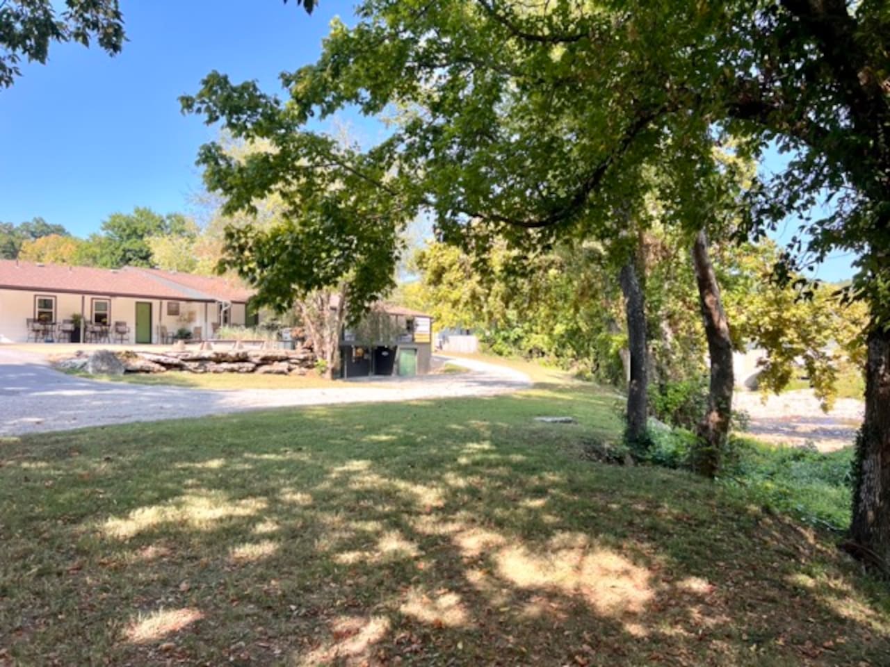 Back of building one.