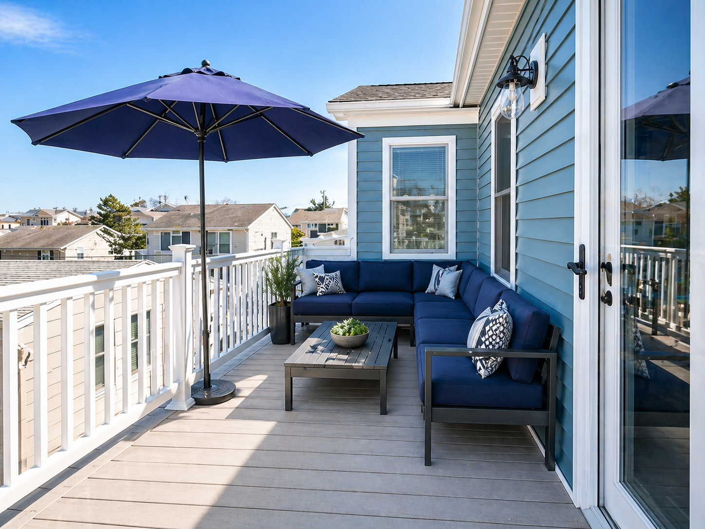 Outdoor seating area