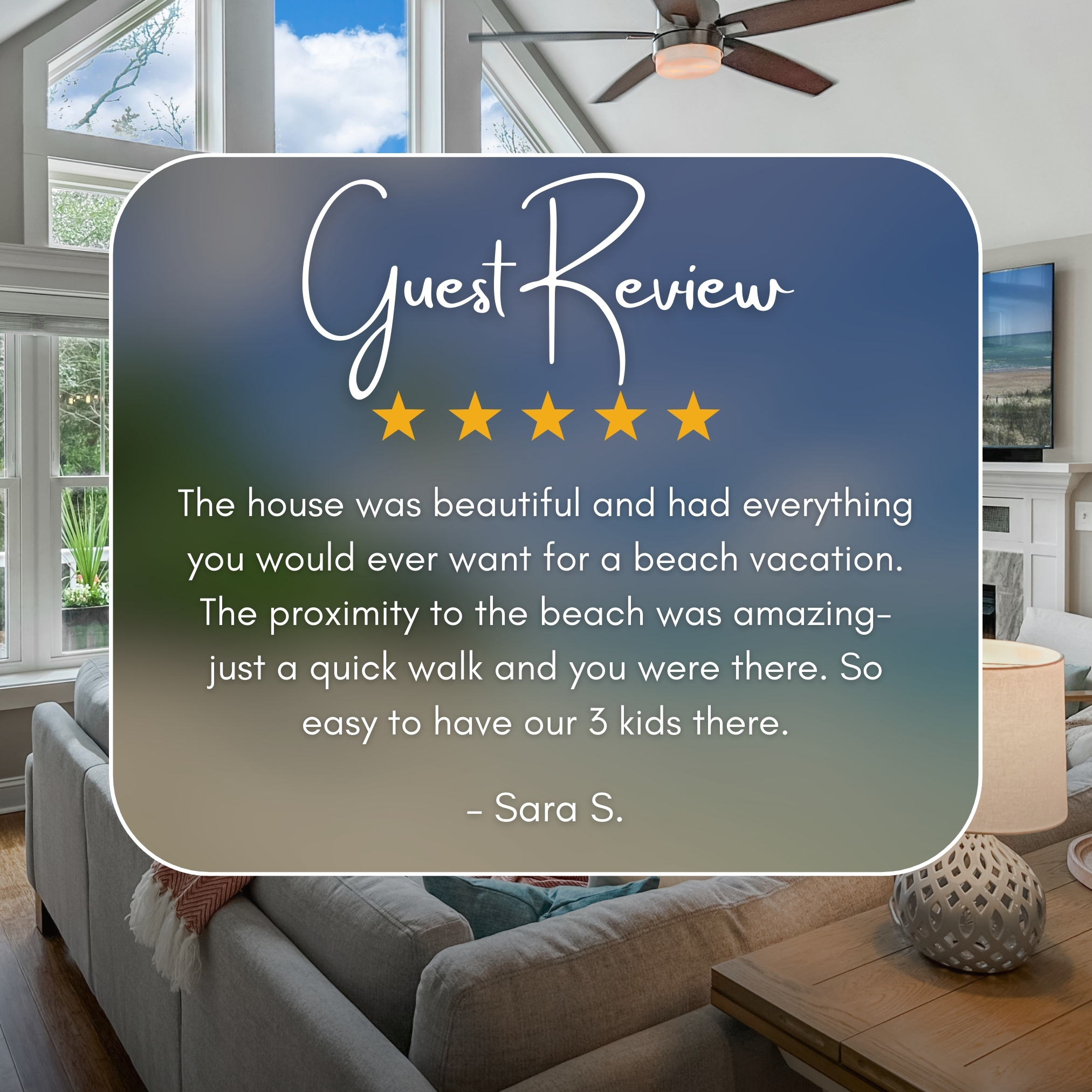 It's our mission to make every guest's experience wonderful!