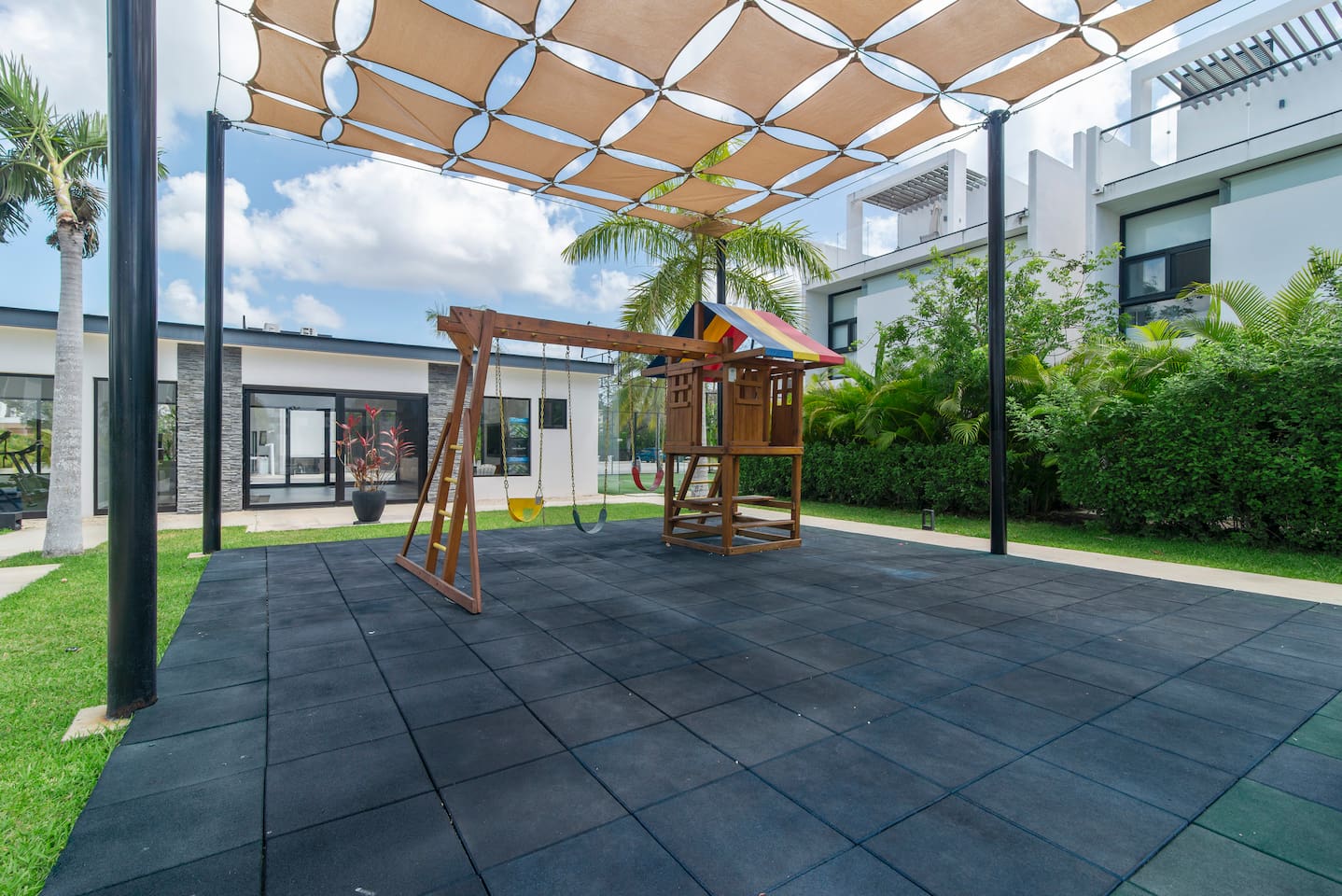 Playground area directly in front of home 