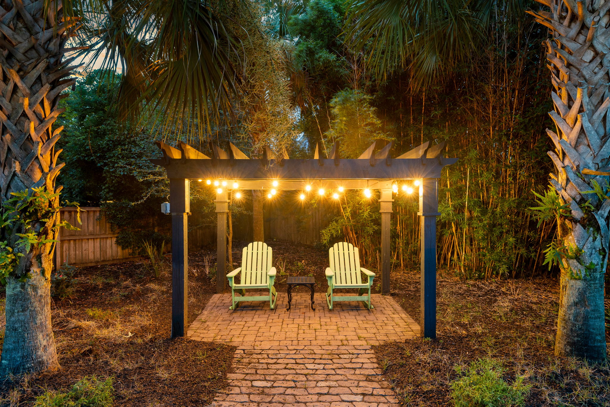 Shaded pergola