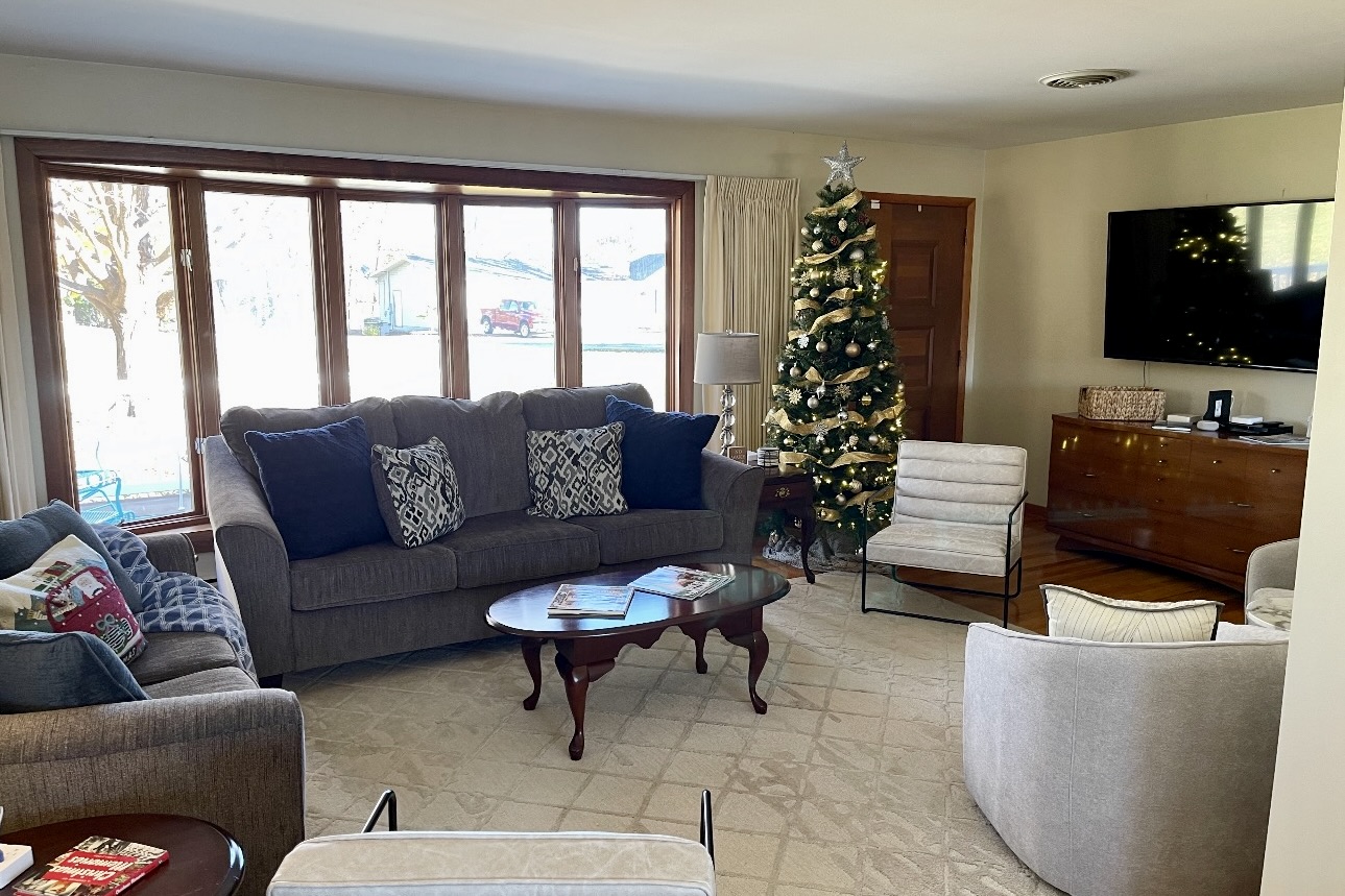 Christmas tree included