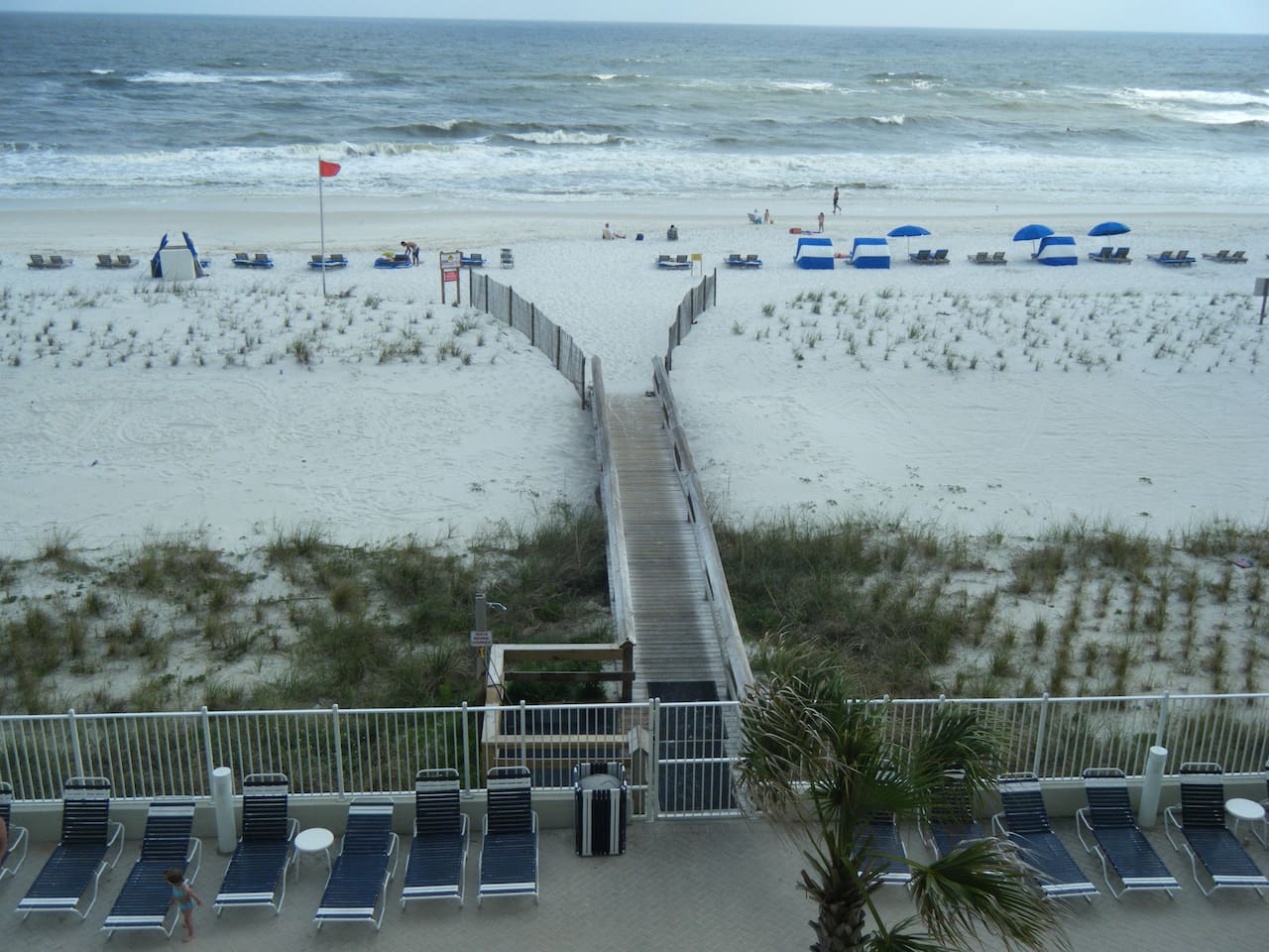 Easy access to  the sugar white sandy beach.