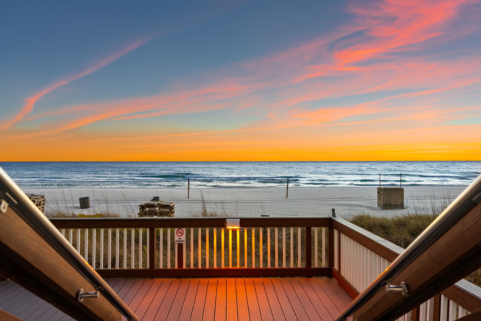 Coastal breeze is just steps from the beach