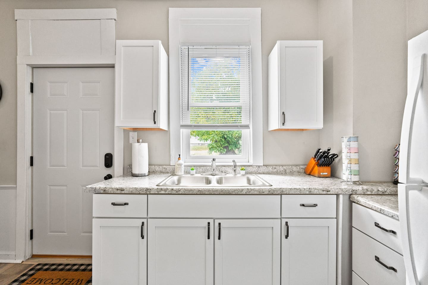 Sleek kitchenette designed for convenience.