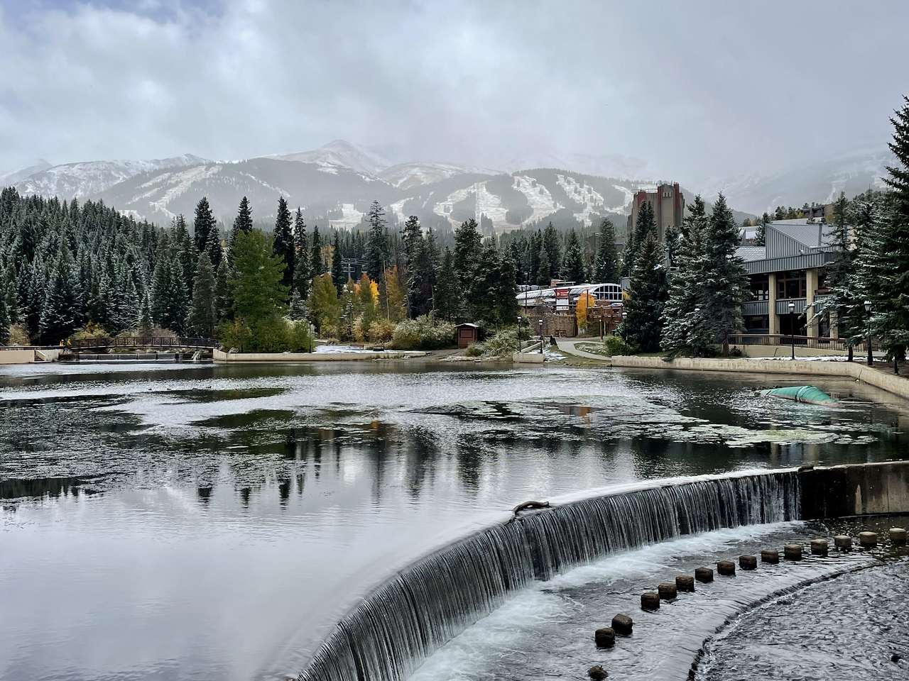 Maggie Pond and Peak 9