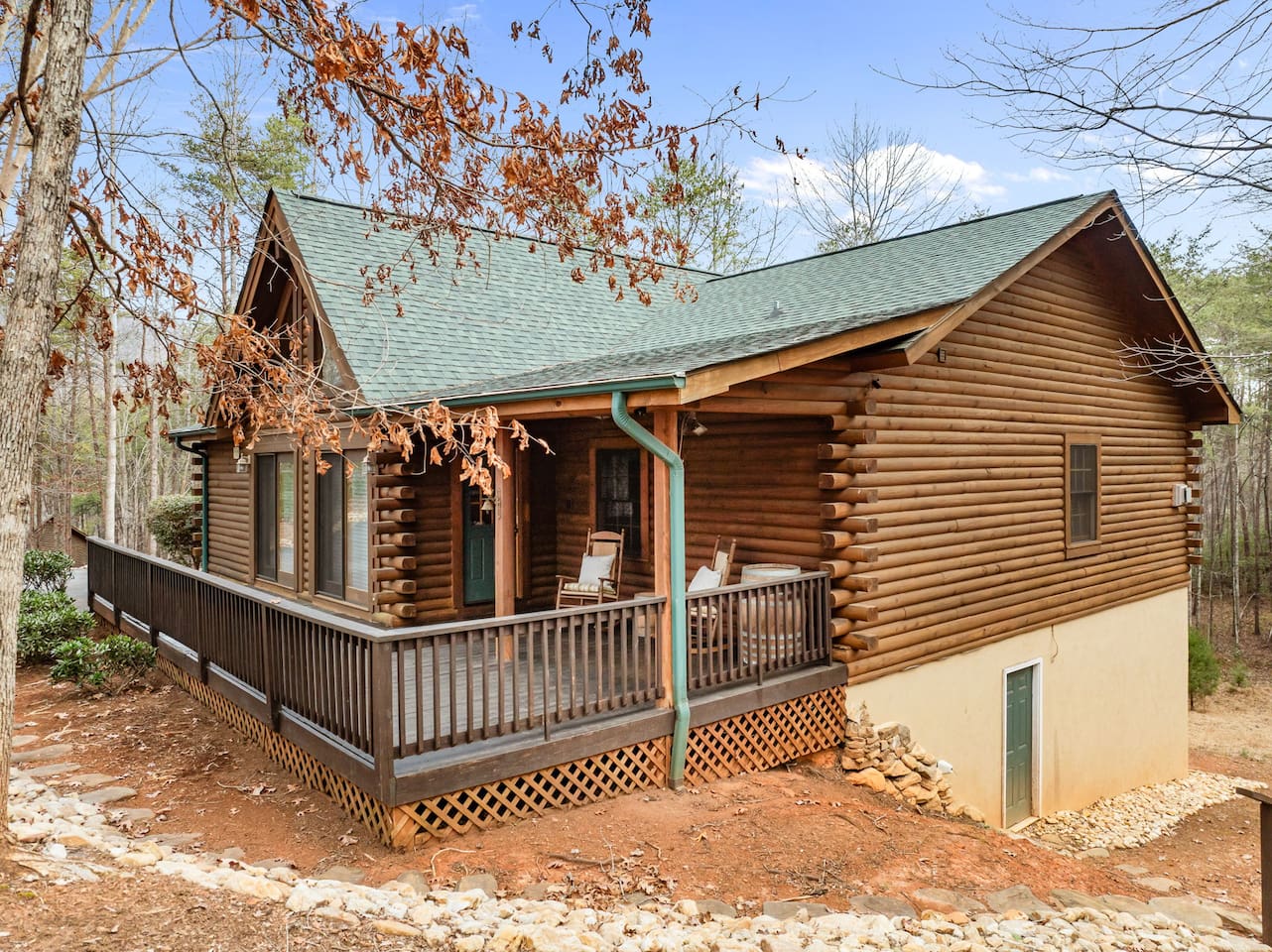 Front view of the cabin