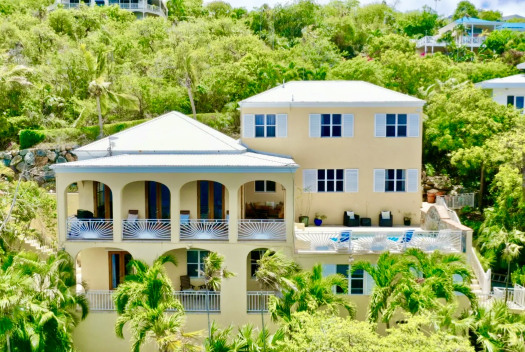 The oceanfront Villa with full ocean views from every space