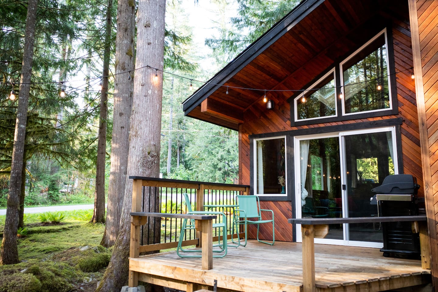 Back deck BBQ dining and hang zone