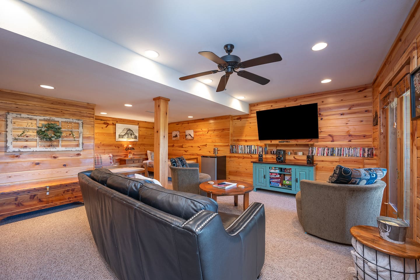 Family room large TV