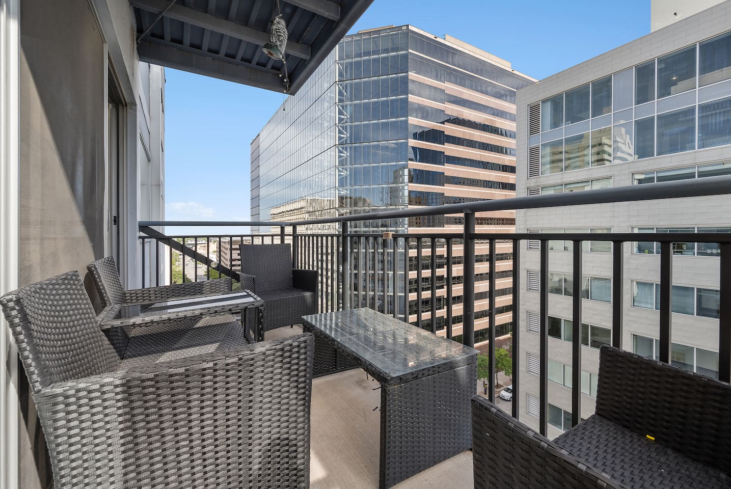 Beautiful Downtown views from your spacious patio!