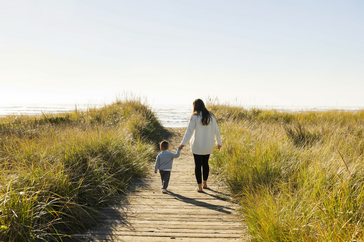 {Beach Access} Just a 2-minute walk from Indigo to the sand — perfect for morning walks and sandy toes.