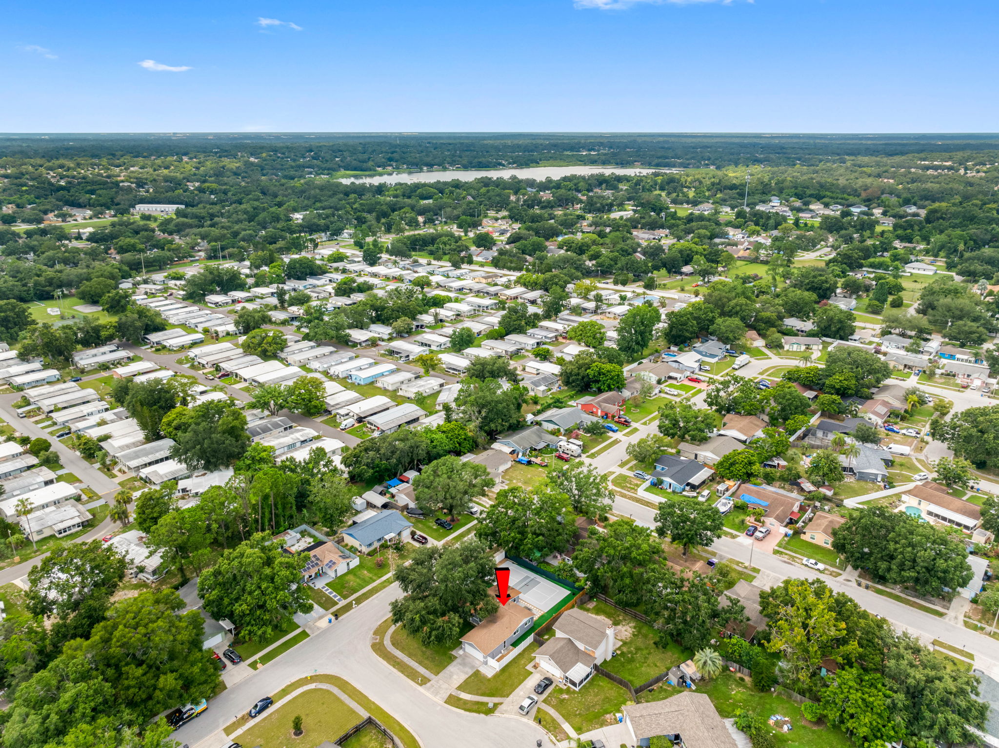 Aerial View of the Neighborhood