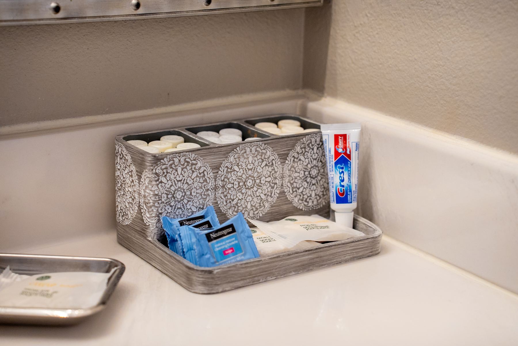 Toiletries may vary but they are provided