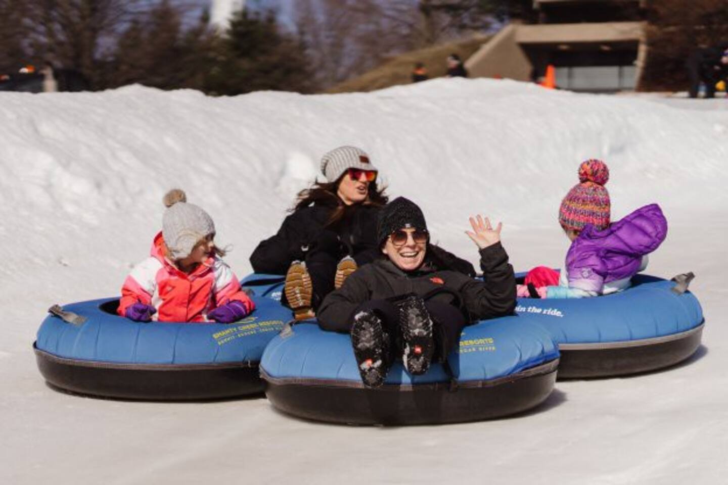 Minutes to tubing for the non-skiers!