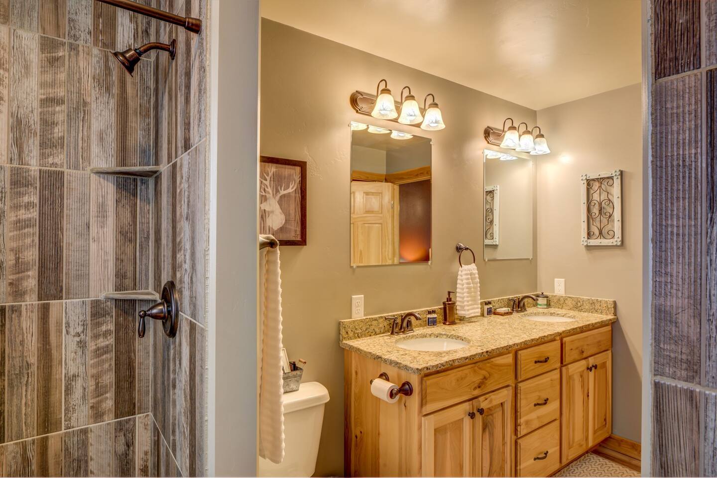 Master Bathroom with separate shower and tub