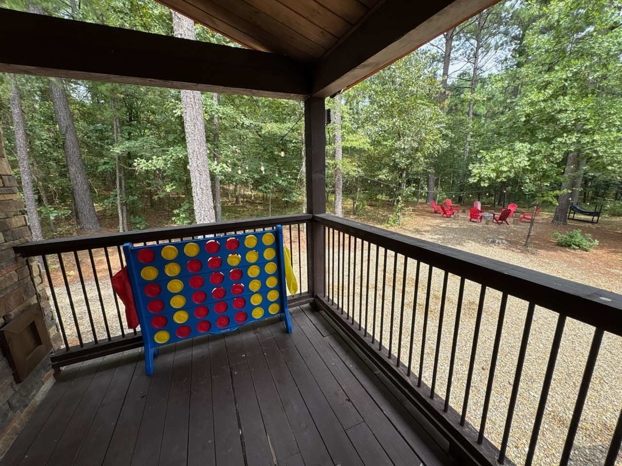 Connect four and fresh mountain air.