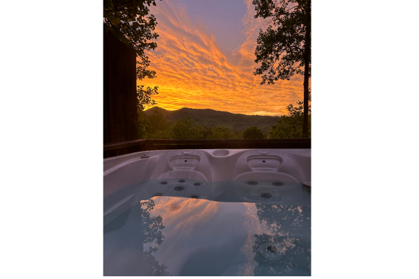 Sunrise from firepit