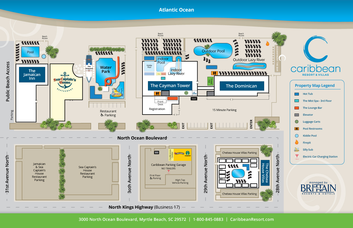 Caribbean Resort Map