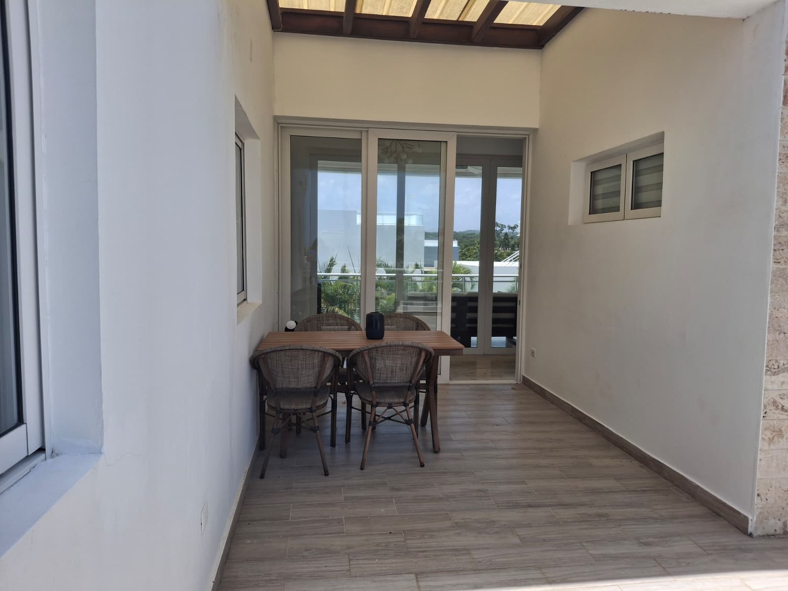 Second floor front balcony