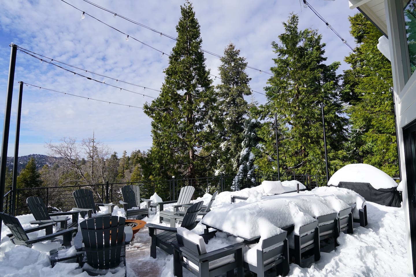 Winter can bring thick soft snow.