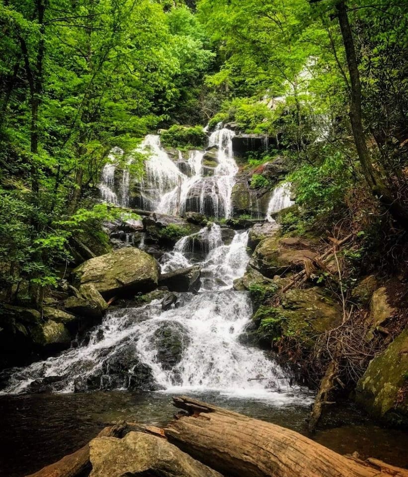 Explore waterfalls and hiking trails in Lake Lure and surrounding areas!